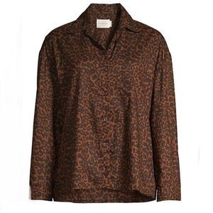 Maison Du Soir Hendricks Leopard PJ Top XS